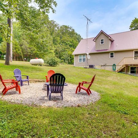 Taswell Modern Eckerty Home With Deck On Patoka Lake! מראה חיצוני תמונה